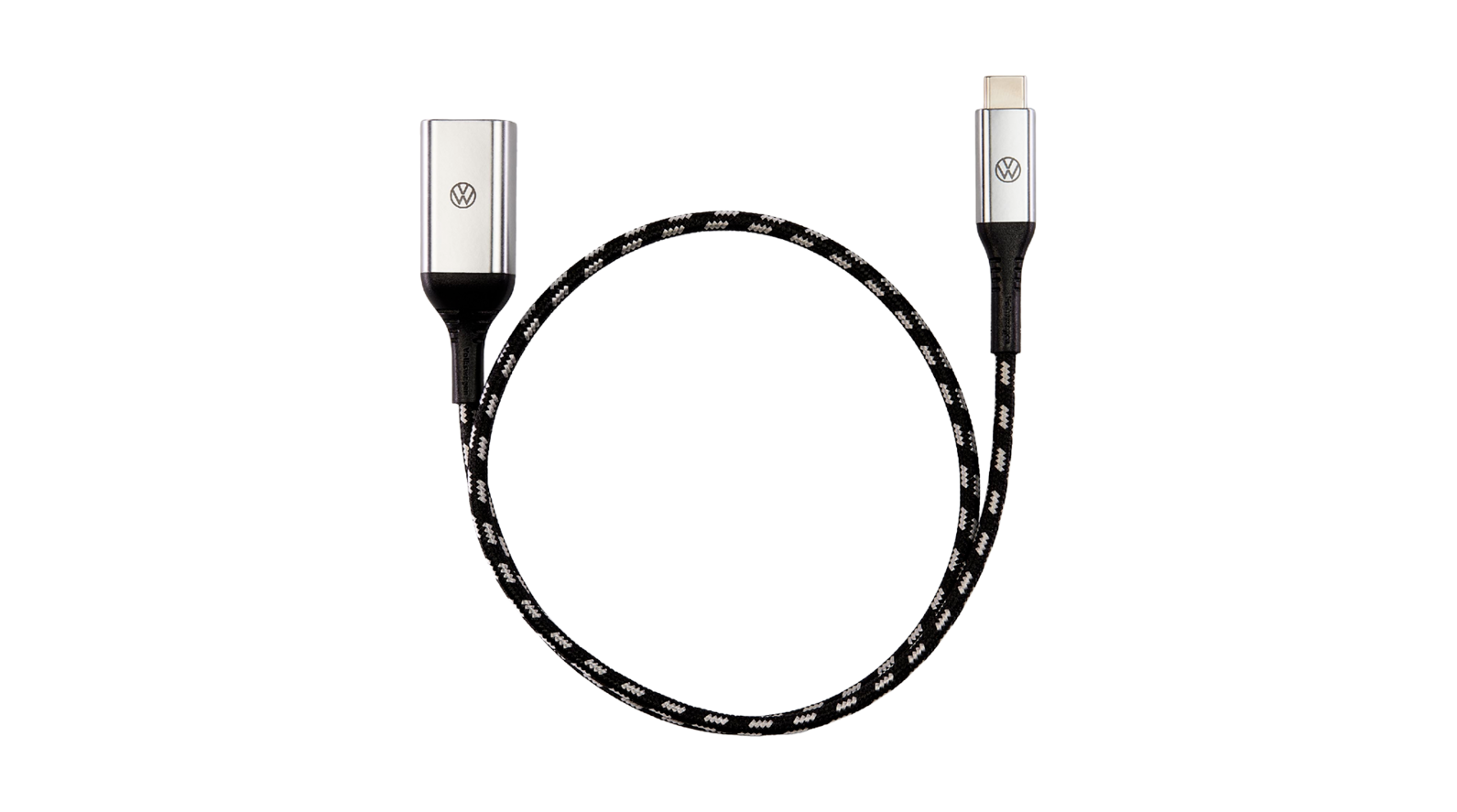 Original Volkswagen USB-Premiumkabel mit beleuchteten Volkswagen Logos 000051446CE
