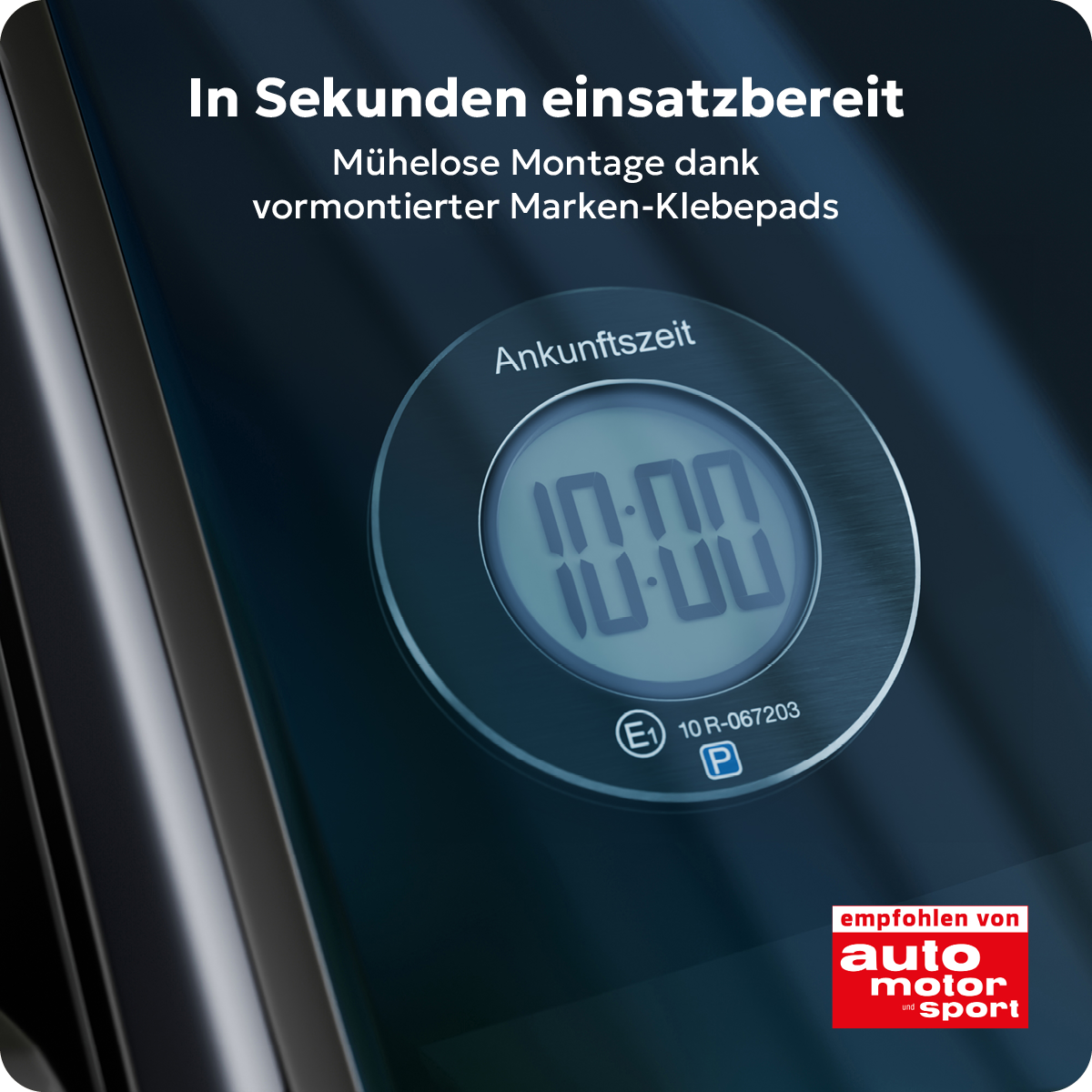 Needit ParkOne mit gebürsteter Aluminium-Front in Schwarz