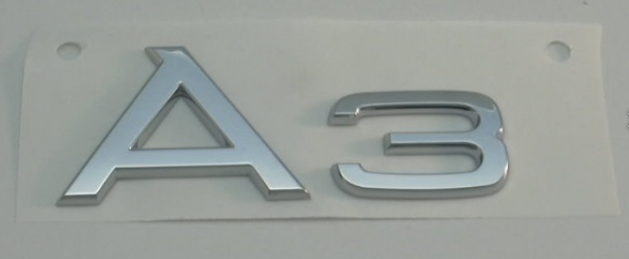 Audi A3 Schriftzug Chrom