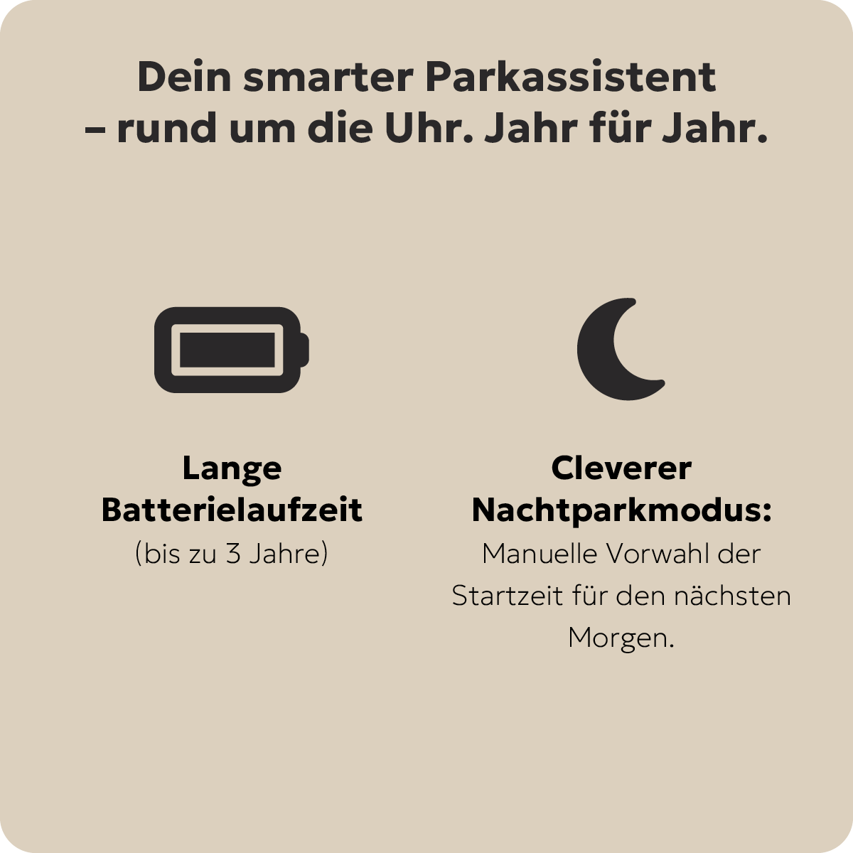 Needit ParkOne mit gebürsteter Aluminium-Front in Schwarz