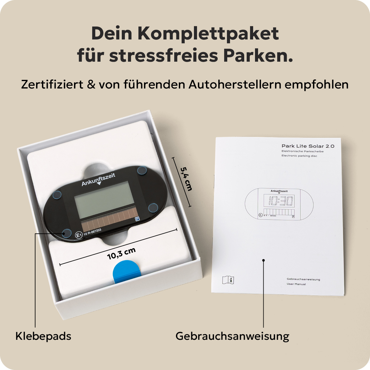 Needit Park Lite Solar 2.0 schwarz