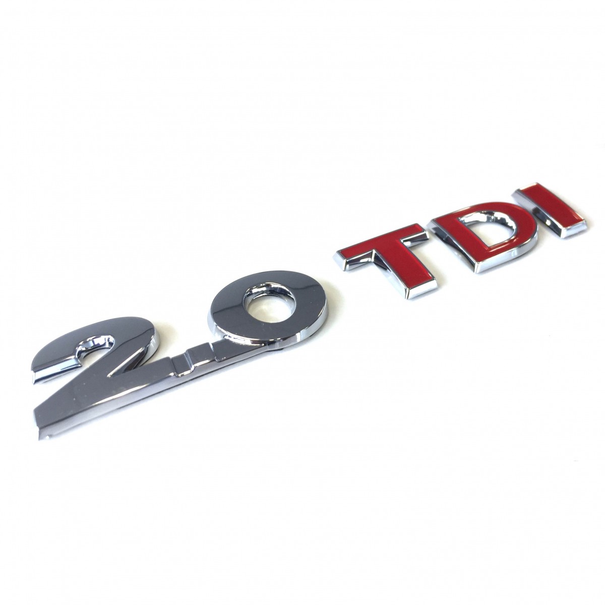 2.0 TDI Schriftzug rot