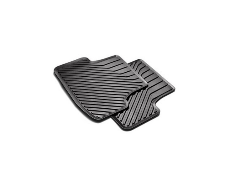 Original Audi Gummifußmatten für Audi A3 hinten, ohne Verclipsung, schwarz 8V0061511  041