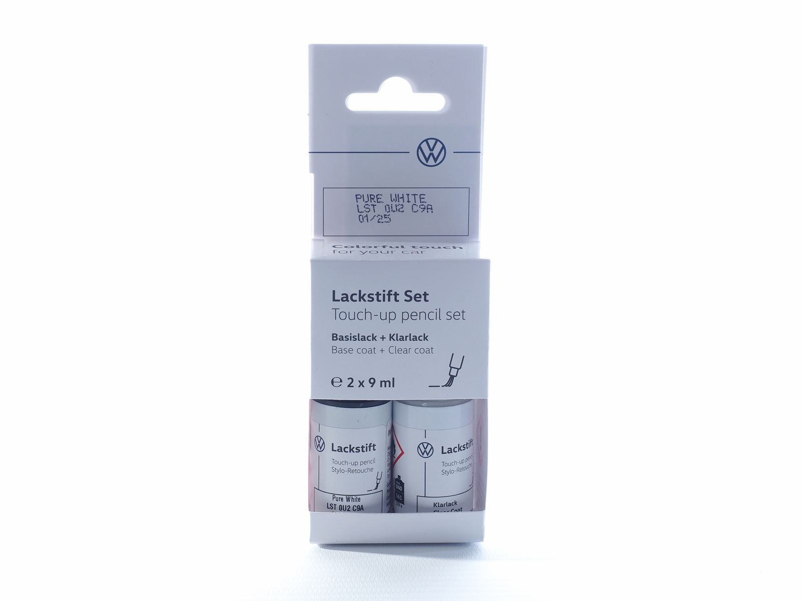 Original Volkswagen Audi Lackstift-Set aquablau-metallic