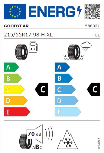 Winterreifen Goodyear Ultra Grip Performance Gen 3 AO 215/55 R17 98H XL