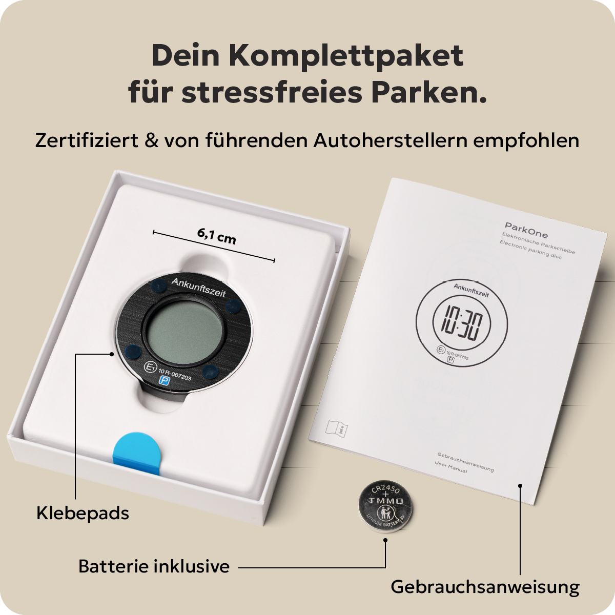 Needit ParkOne mit gebürsteter Aluminium-Front in Schwarz