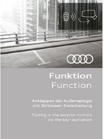 Audi Freischaltung Spiegelanklappfunktion