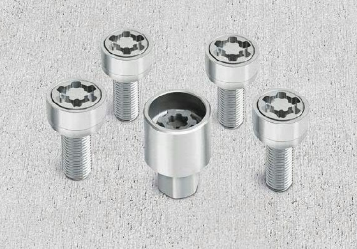 Original Skoda Zubehör Sicherheitsschraubensatz für Räder 000071597C