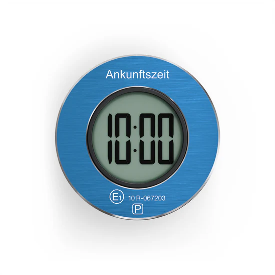 Needit ParkOne mit gebürsteter Aluminium-Front in Blau