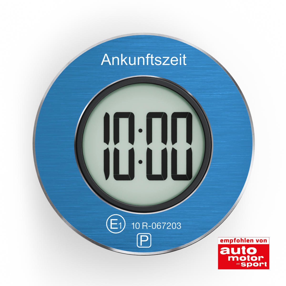 Needit ParkOne mit gebürsteter Aluminium-Front in Blau