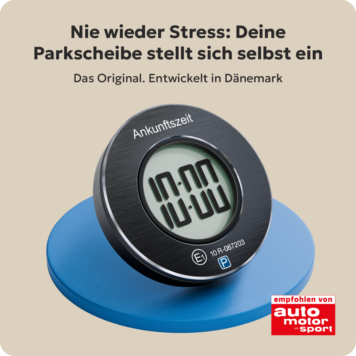Needit ParkOne mit gebürsteter Aluminium-Front in Schwarz