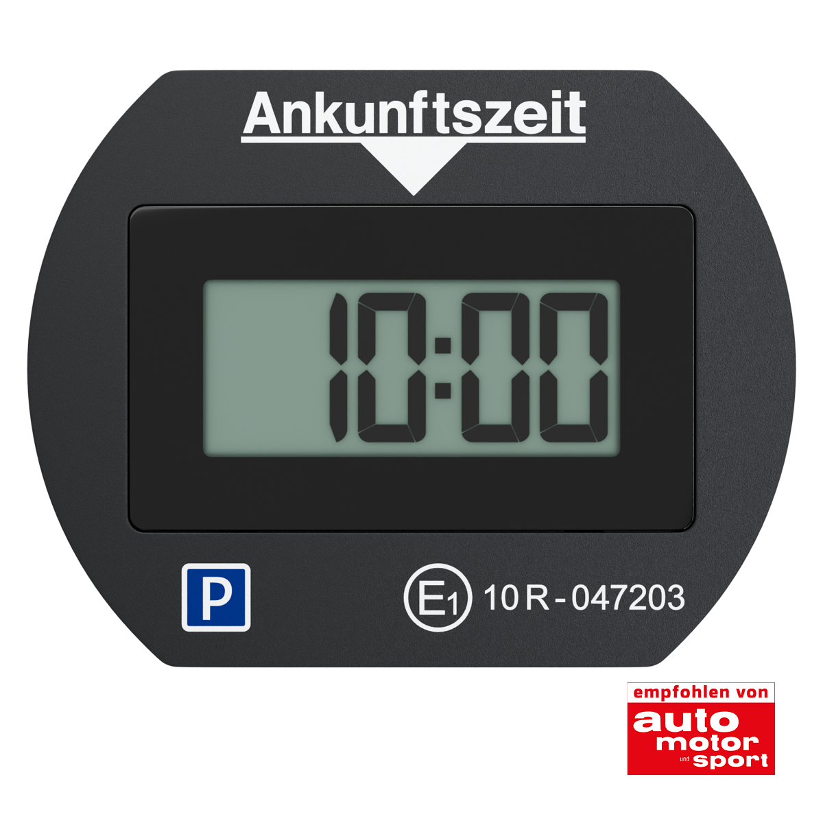 Needit Park Lite Vollautomatische Parkscheibe, Schwarz