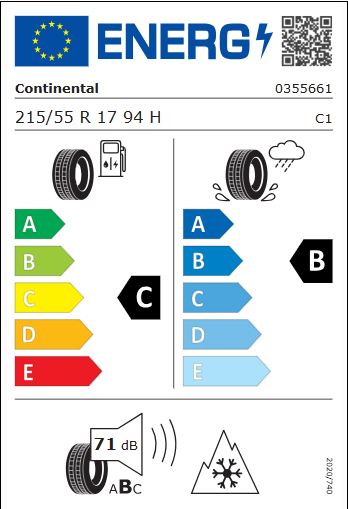 Winterreifen Continental WinterContact TS 870 P Seal (AirStop) 215/55 R17 94H Seal