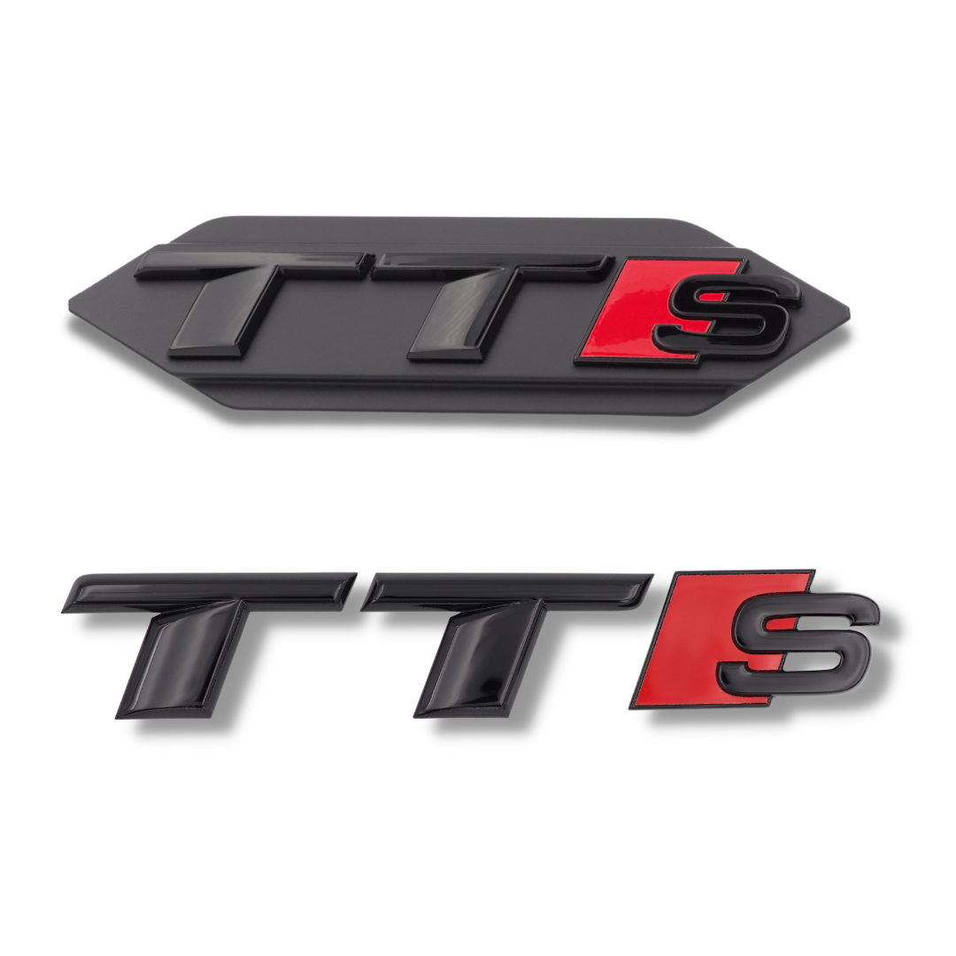 Audi TTS Schriftzugpaket schwarz