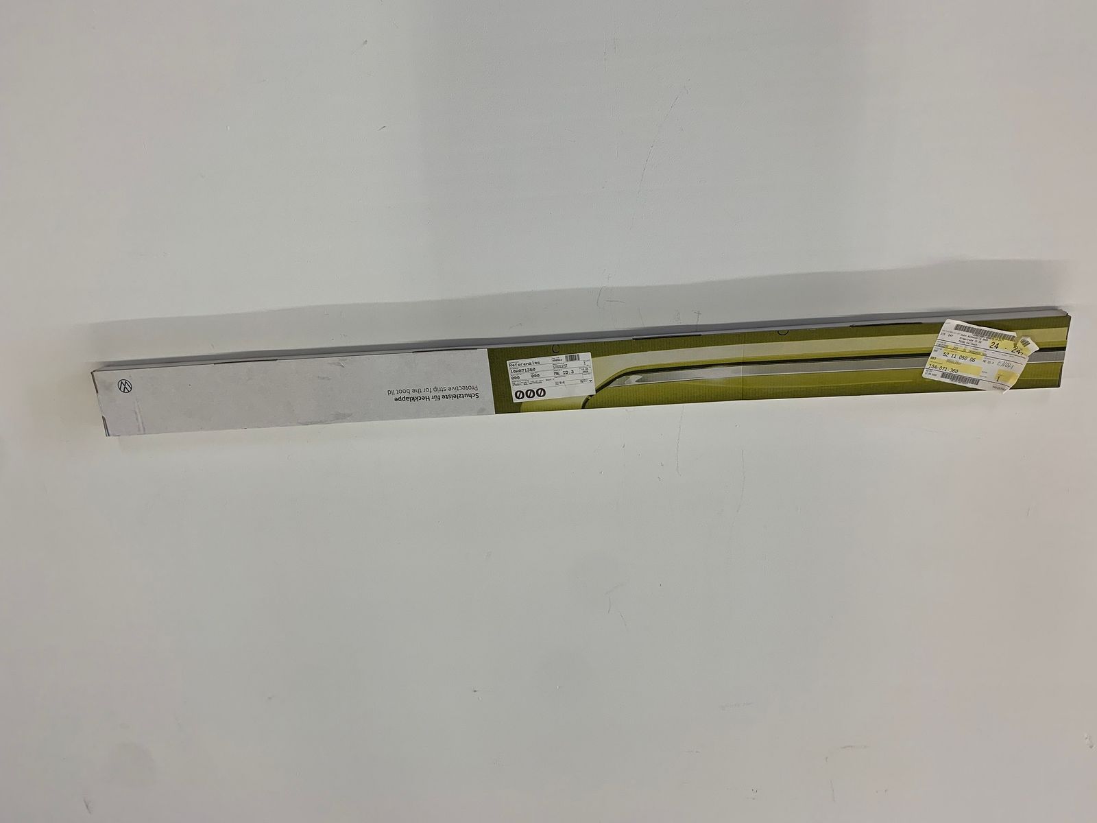 Original Volkswagen Zubehör ID.3 Schutzleiste Zierleiste für Heckklappe chromoptik