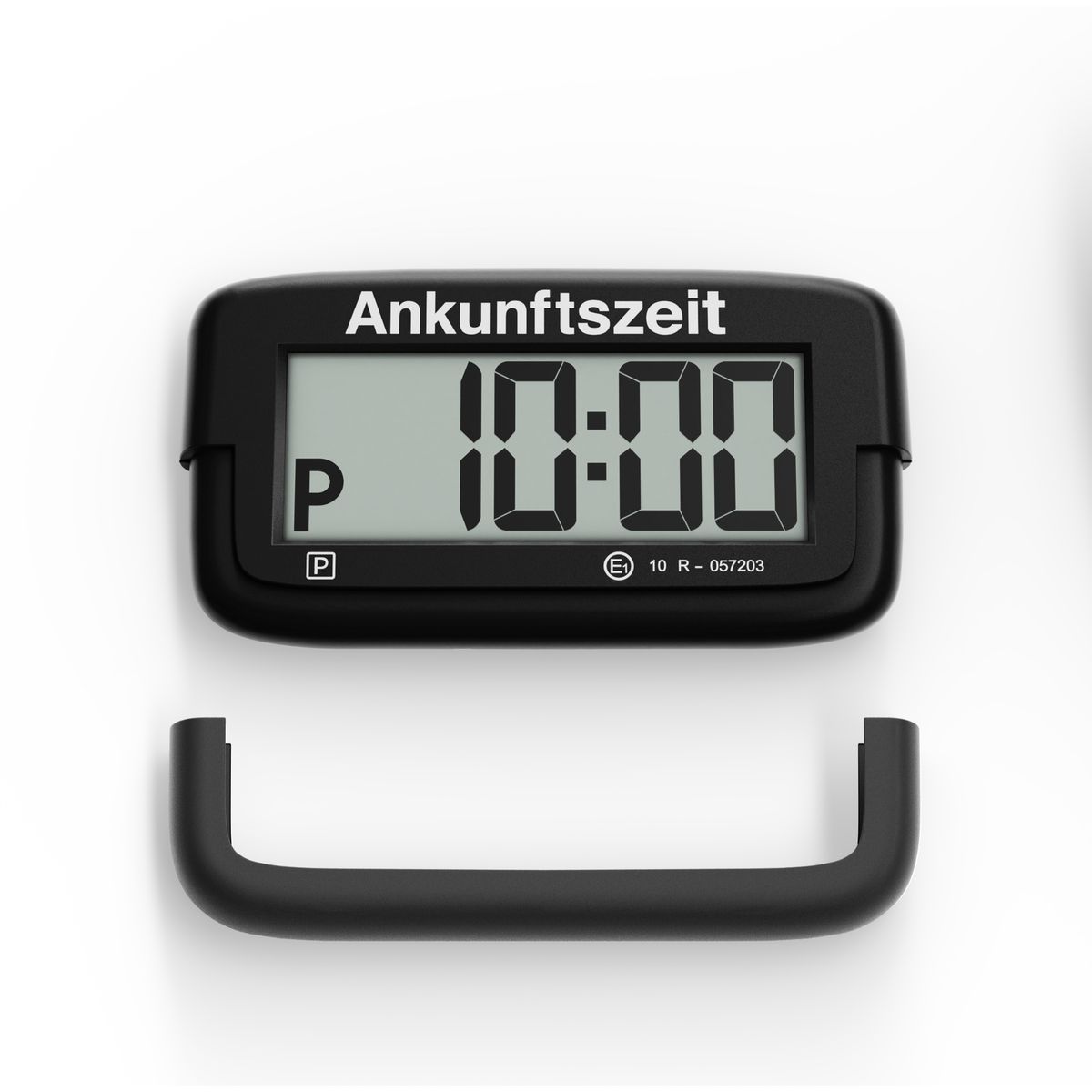 Needit Park Micro Schwarz – elektronische Parkscheibe mit Bewegungssensor, Nacht-Park-Funktion und KBA-Zulassung