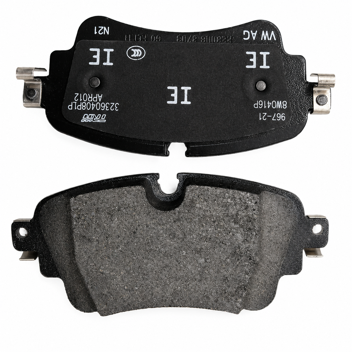 Original VW Audi Bremsbeläge Hinterachse Beläge Bremsen Scheibenbremsen 8W0698451BC