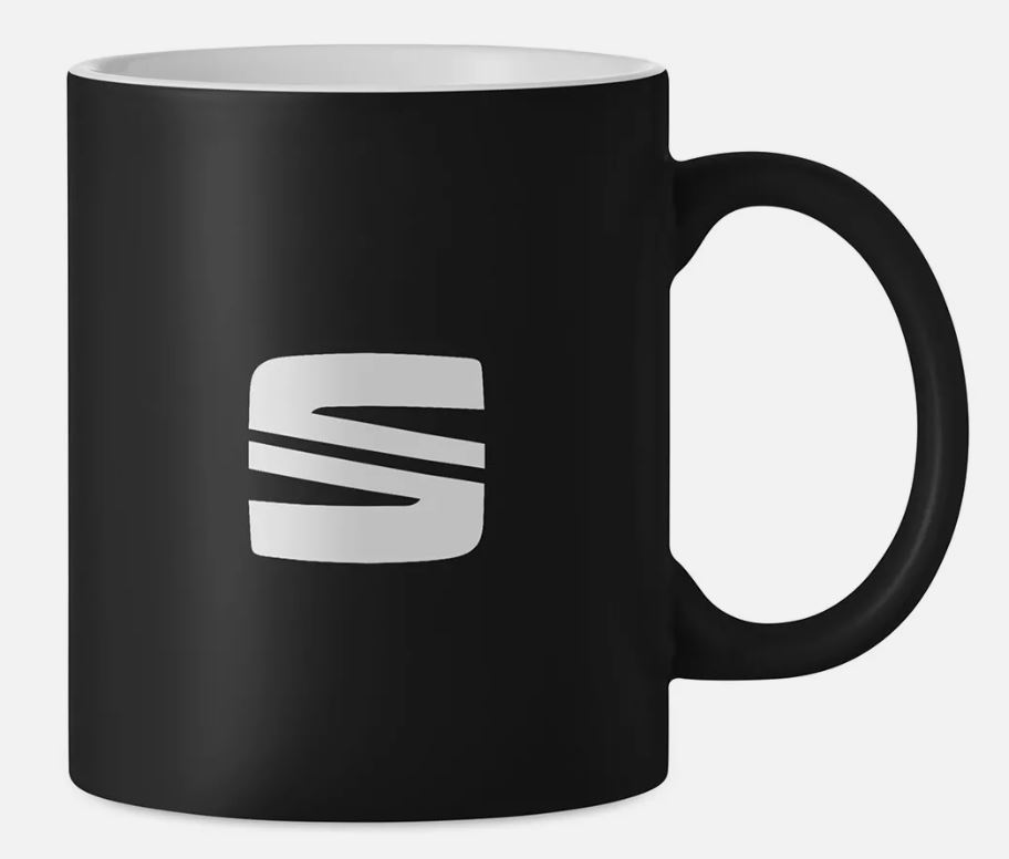 SEAT Tasse schwarz